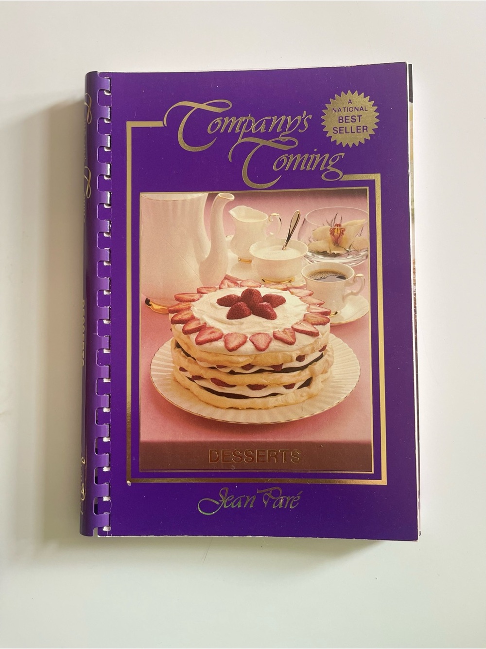 Company’s Coming | Desserts Cookbook by Jean Paré - Purple Cover